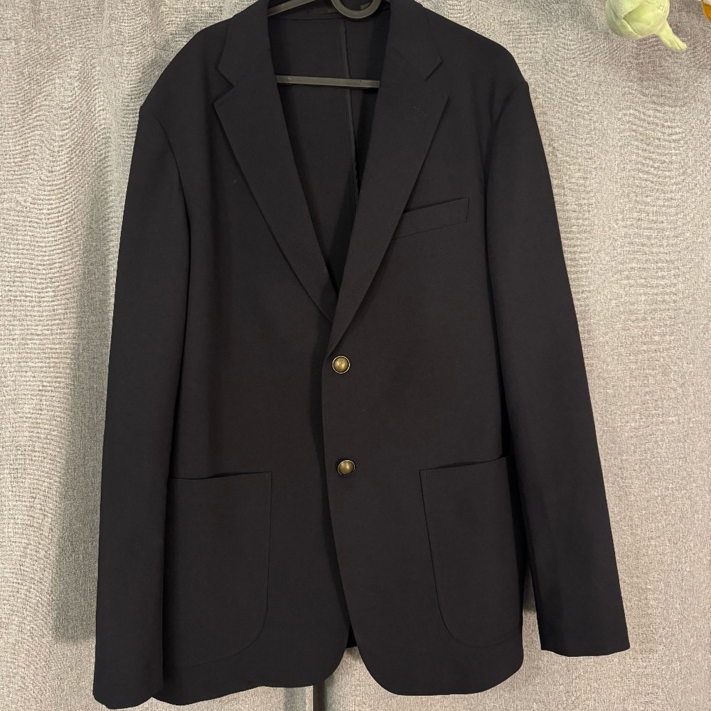 Uniqlo Sports Coat Blazer Navy Blue